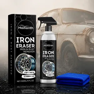 Homonth Car Wheel Cleaning Agent, Rim Wheel Rust Remover with Sponge, Professional Car Wheel Cleaning Agent, Car Washing Accessories, Tire Wheel, for Chrome Wheels, Automotive, Men Gifts Powerful anti-aging uv quick detailer