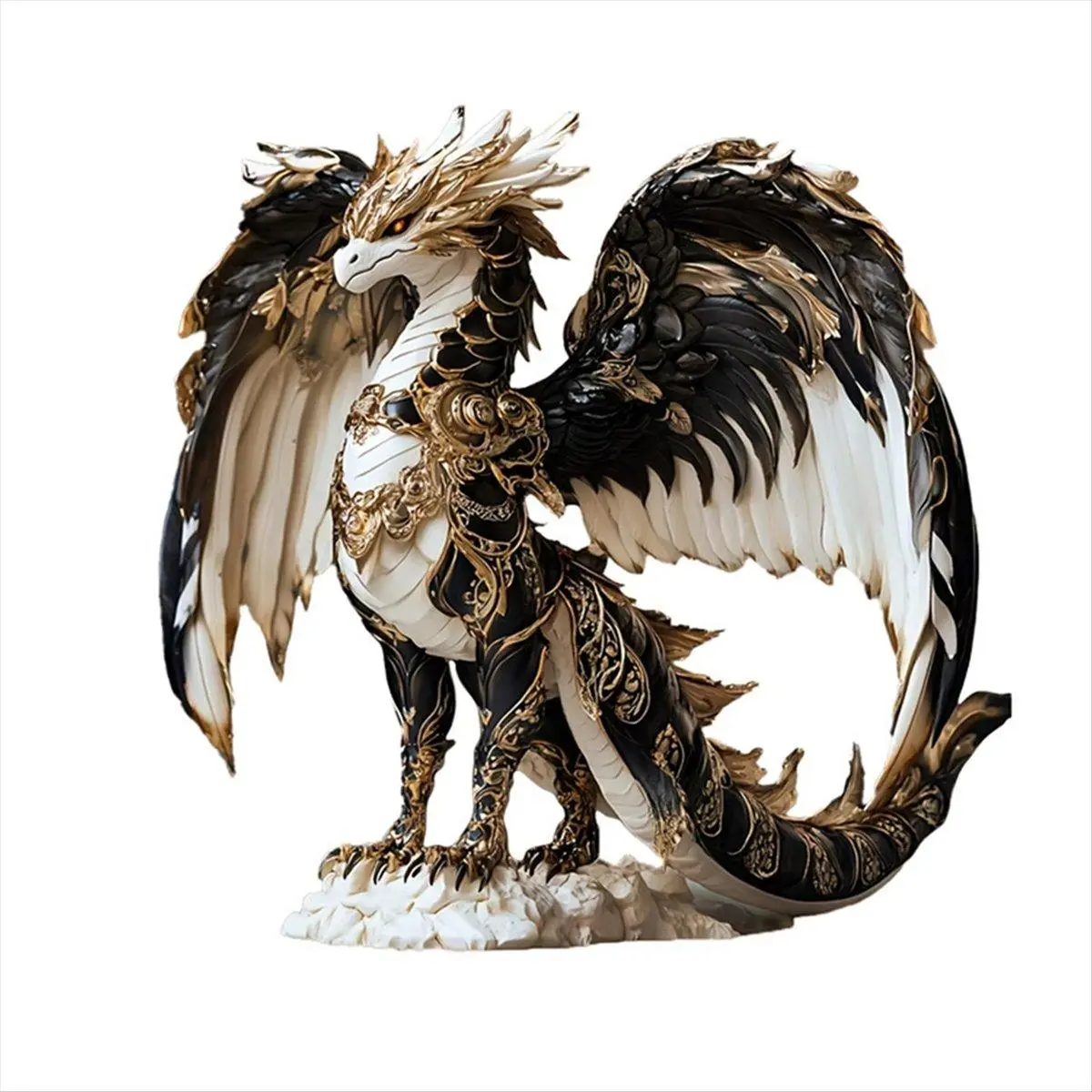 Dragon Statue,Acrylic Figurine,Ideal for Home, Office,Studio or Display Case,Tabletop Decor,Perfect Gift