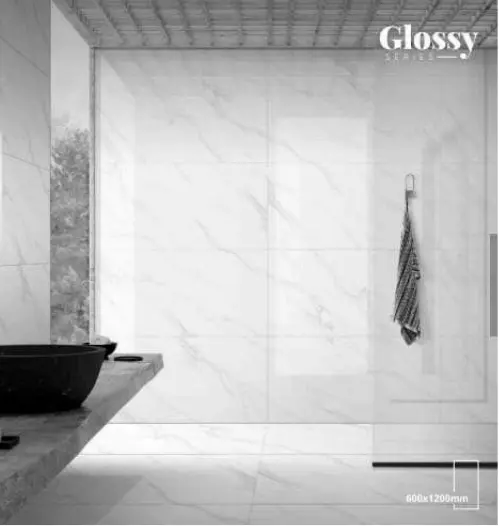 Porcelain Tile AVAL POLISH Flooring Collection by DAX