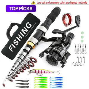 Professional Fishing Rod Set, 1 Set Anti-entanglement Design Fishing Rod with Fishing Reel, Fishing Accessories & Fishing Storage Bag, Outdoor Fishing Supplies #TOP PICKS