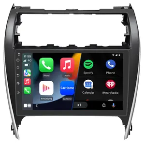 10" Android 13 Car Stereo for Toyota Camry 2012-2014 touch screen has Android Auto Wireless Carplay, Bluetooth WIFI supports GPS Navigation