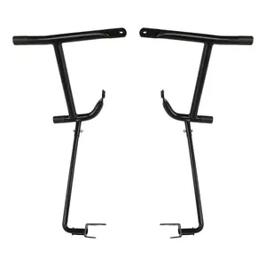 TCMT Black Saddlebags Bracket Guard Crash Bar Fit For Harley Touring 2014-2023