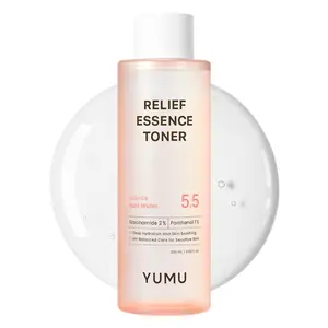 YUMU Licorice Relief Essence Toner for Sensitive Skin, Niacinamide, Panthenol, Fragrance-Free, Soothing & Hydrating (255ml / 8.62 fl. oz.)