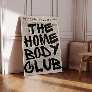 Retro  Newspaper Print, Trendy Wall Art, Typography Poster, Motivational Quote Print. Modern Wall Art