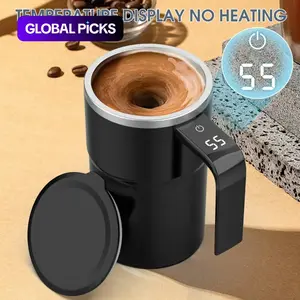 Portable Automatic Mixing Cup, USB Rechargeable Magnetic Self-Stirring Coffee Mug, Multifunctional Mixing Cup, Self Stirring Mug for Home Kitchen