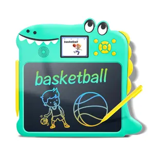 16-inch multifunctional early childhood learning machine, LCD tablet with learning machine, dual-screen learning board with 9 learning themes for autistic children's toys, suitable for boys and girls' birthday party Christmas gifts. kid Writing