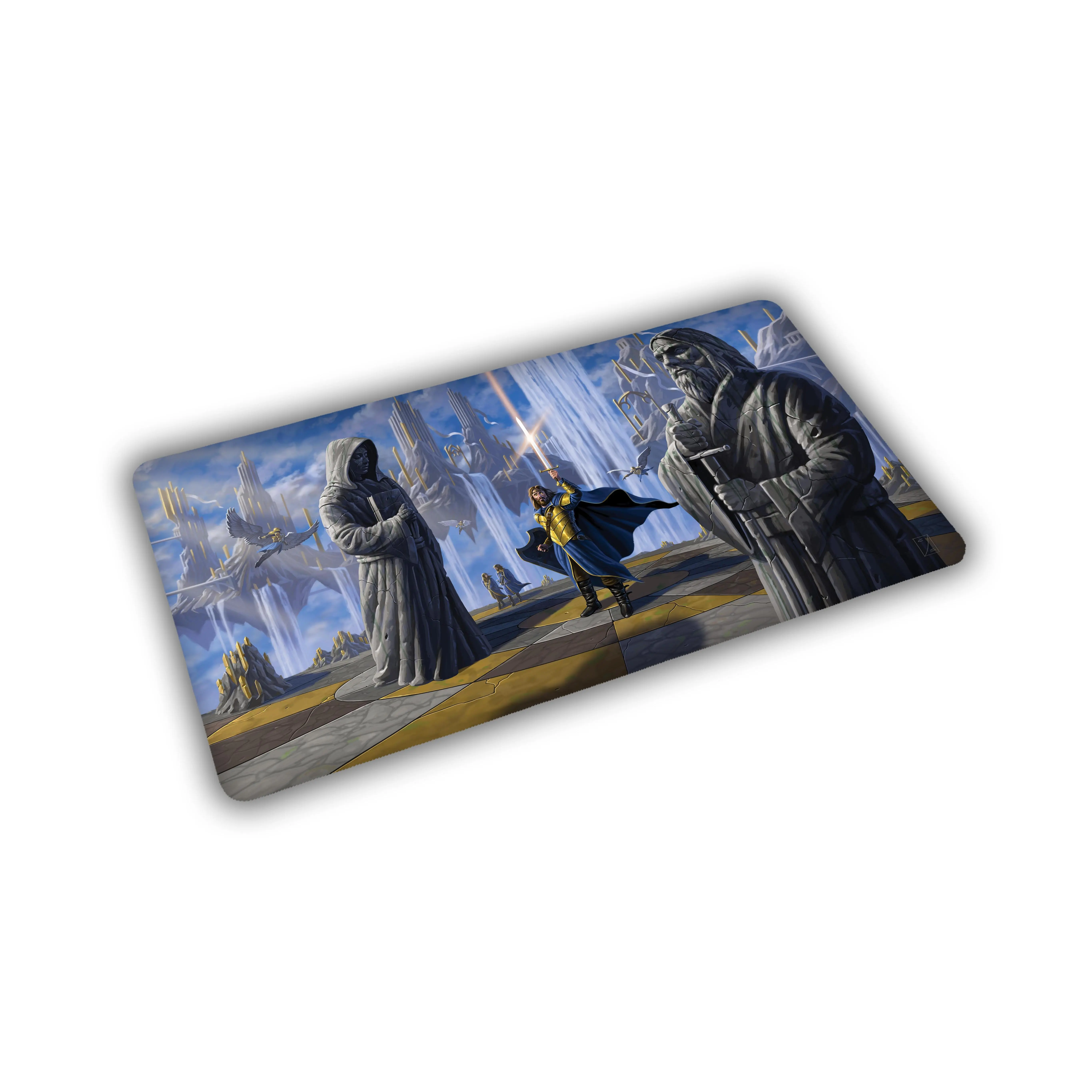 "Radiant Keep" — Realms of Eternity Playmat "Radiant Keep" — Realms of Eternity Playmat