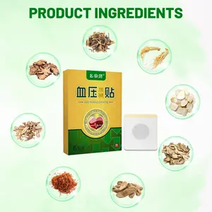 Herbal Acupoint Patch - Blood Pressure Balance, Health Care Patches, 6 Pcs/Box