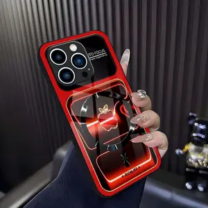 Luxury Neon Glow Neon-Contoured MagSafe Case Edition Premium Tempered Glass Lens Protection for [iPhone 12 Pro] 952