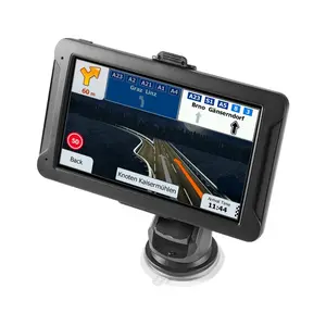 summervibes 7-in Touch Screen GPS Navigator, 16GB Navigation System with Built-in Dashboard Camera, Voice Turn-by-Turn Guidance, Speed Warn, Red Light Warning, Custom Truck Routing for Cars, Trucks