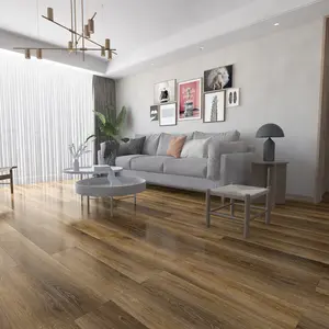 ELEME FLOORING 12 Mil X 7 In. W X 48 In. L Click Lock Waterproof Luxury Vinyl Plank Flooring EASY STREET SERIES (26.29 Sqft/case)-02003 LANDSCAPE