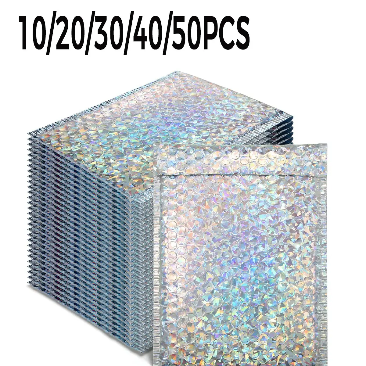 Metal Bubble Envelopes, Holographic Bubble Envelopes, Polyethylene Bubble Envelopes, Waterproof Self-Sealing Transport Bags