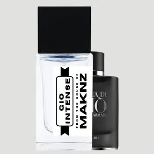 MAKNZ GIO INTENSE Men's Fragrance - aromatic, marine, fresh spicy, amber, woody, smoky, warm spicy, citrus, balsamic, patchouli