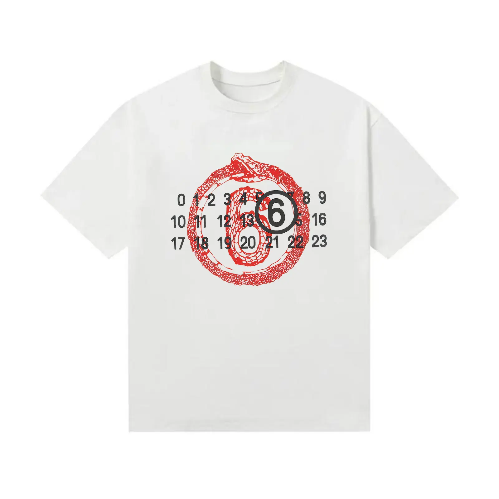 Heavy   Summer DG Printed Letter Short-sleeved T-shirt Couple Loose Dujia Men's and Women's Versatile Short Sleeves