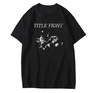 Title Fight T-Shirt Sweatshirt Cotton Collar Fabric Unisex Man Woman Top
