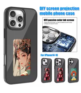 NFC E-ink Phone Case for iPhone 13, 14, 15 - Compatible with iOS 14 - Lightweight Design - Durable Protection