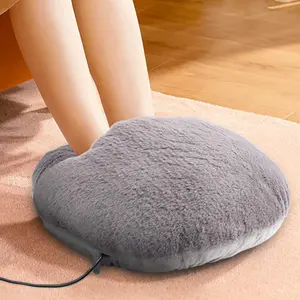 Heated Slippers, Washable Plush USB Electric Foot Warmer