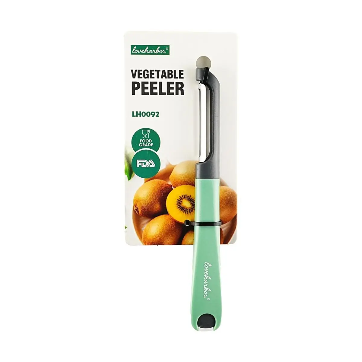 Love Harbor Multifunctional Stainless Steel Peeler for Fruits & Potatoes - Ergonomic Design, Easy Vegetable Slicer & Zester Tool