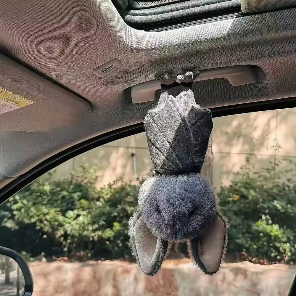 1PC 22*9Cm Grey Cartoon Bat Plushie - Super Soft PP Cotton Stuffed Animal Doll, Cute Cartoon Animal Patterns, Soft Cuddly Gift for Kids, Sports & Outdoor Themed Home Decoration Accent, Stuffed Animal Gifts