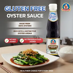 DEK SOM BOON Gluten Free Oyster Sauce 350g (12.35 oz) ซอสหอยนางรม กลูเตนฟรี ตราเด็กสมบูรณ์