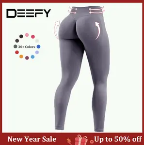 DEEFY Impact Leggings Gymwear Seamless Workout Gym Women Scrunch Butt Lifting Pants Sportswear Sports Slim Fit Tummy Control Yoga