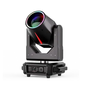 UKING 295W Mini Moving Head Light with dynamic 14 color and 13 gobo wheels 540°/270° pan and tilt DMX/RDM sound and master/slave control perfect for home parties birthdays karaoke bars and club Laser