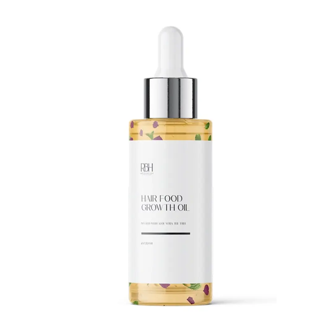 RBH Hair Food Growth Oil (2 ounce glass dropper bottle)