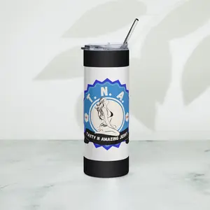 TNA JERKY 20oz TALL/LONG NECK BLACK/WHITE BIKINI MUG