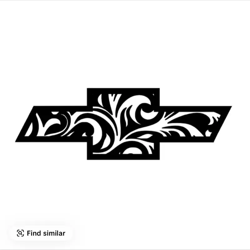 Tooled Chevy Emblem - Custom Car Accessory