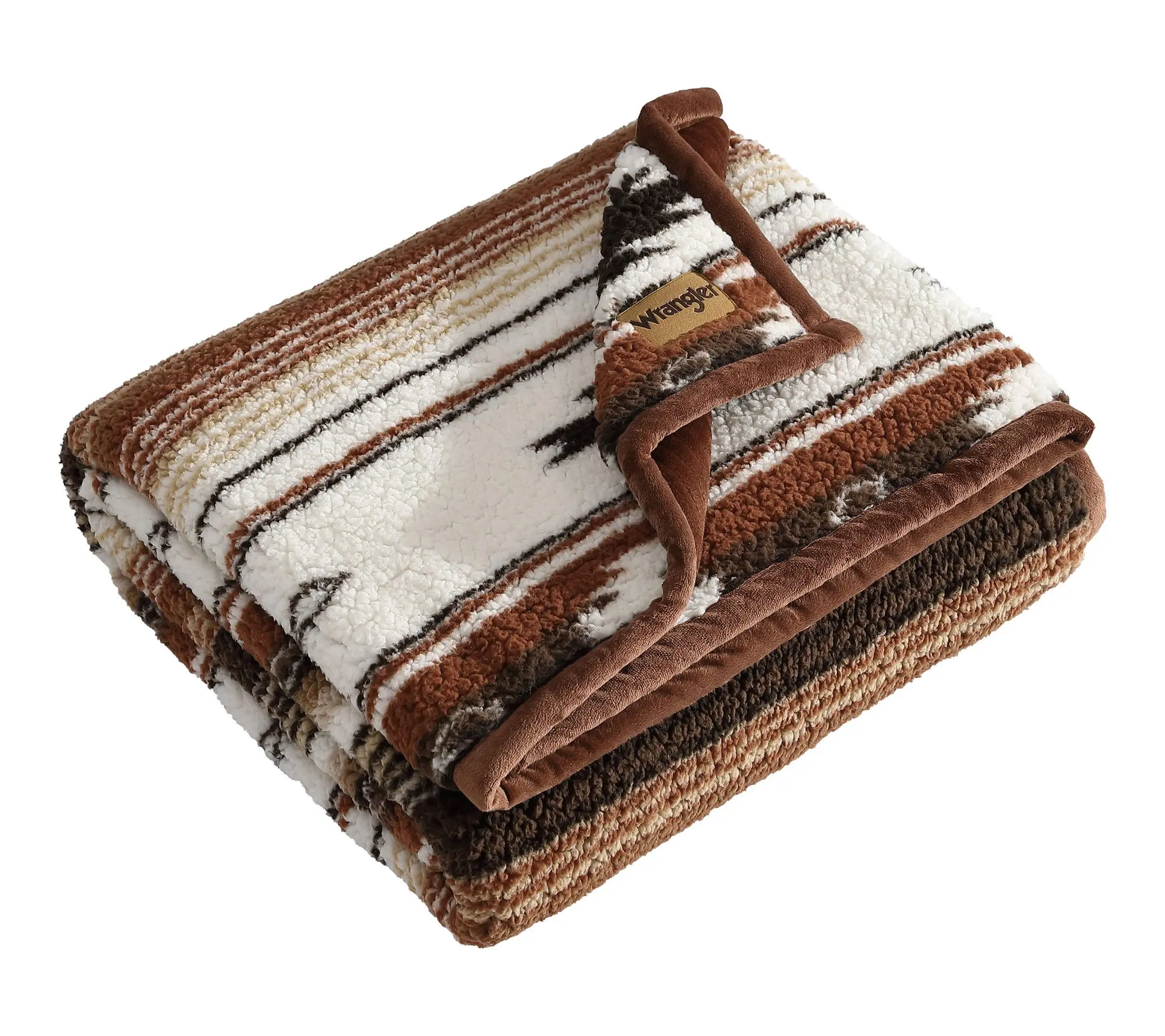 Wrangler Coyote Sands Spice Sherpa 50"X60" Throw Wrangler Coyote Sands Spice Sherpa 50"X60" Throw