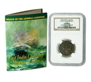 1808 Admiral Gardner Shipwreck Treasure 10 Cash Coin - NGC HG with Clear Box