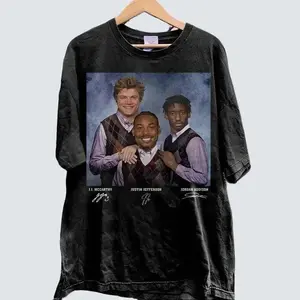 J.J. McCarthy Justin Jefferson Jordan Addison Football Shirt, Minnesota Step Bros Tee, Funny Football Gift Unisex