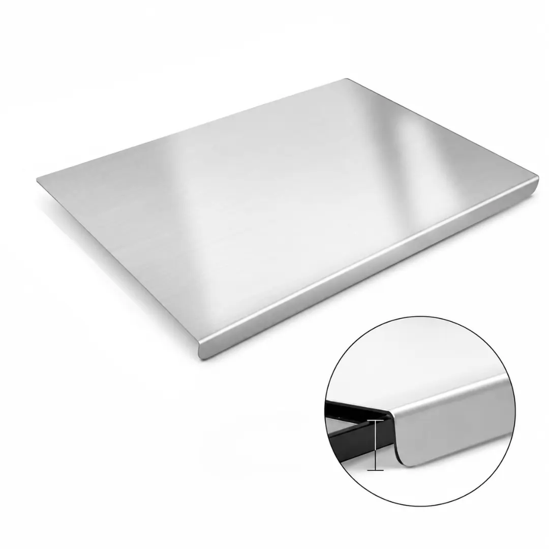 304 Stainless Steel Cutting Board Butcher Block – Heavy Duty Household Rolling Board (40x60)