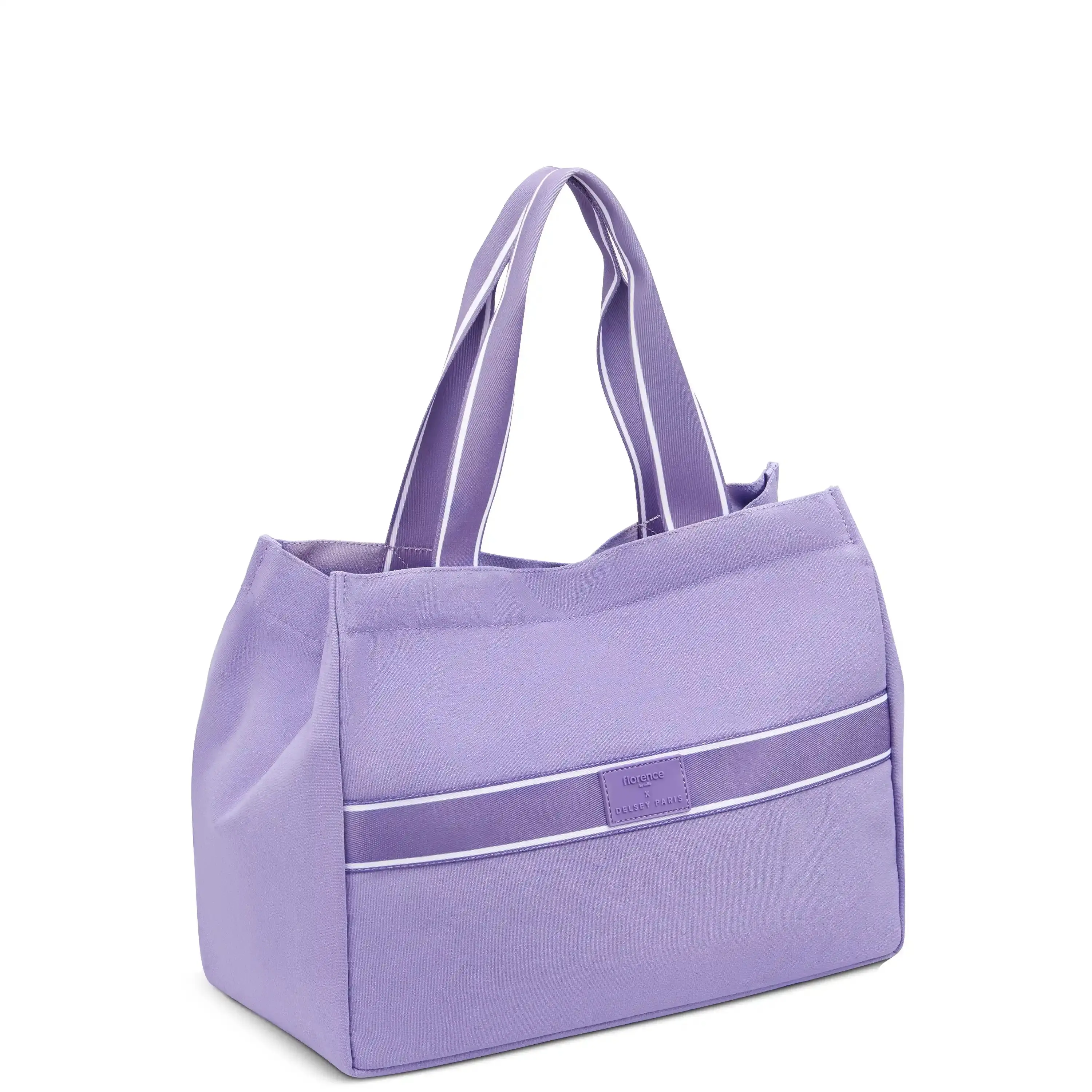 DELSEY Women's Casual Shoulder Tote Bag - Polyester Canvas, Double Handle, Padded Sleeve, Luggage Sleeve, Commuter Style, Everyday Carry for School/Travel
