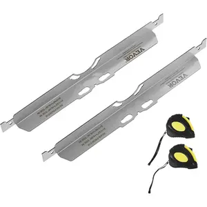 TikTokShopBlackFridayVEVOR Wheel Alignment Tool, 2-Pack Toe Alignment Toe Plates, Stainless Steel Wheel Alignment Tool Plate, Toe Angle Accurate Measurement, Includes 2 Measuring Tapes & Conversion Chart