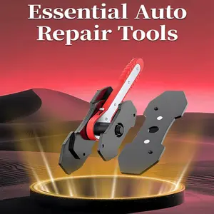 Brake Caliper Press Tool with 360 Degree Swing Ratchet Hand Wrench Expander. Car Piston Spreader Pad for Single, Twin, Quad Piston Disc Brake. Available in Blue/Red. effort-saving