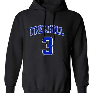 Women's Ravens 1 Tree Hill Lucas Scott Hooded Spandex-Blend T-Shirt - Unisex, Fit, Casual, Movie 3 Inspired Fashion Top