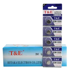 Cr1225 3v Battery for Medical Devices, Calculators, Laser Indicators, Thermometers, Alkaline Replacement Battery, Batch 20241001