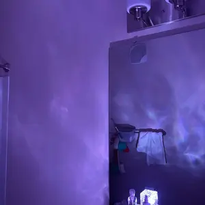 Rechargeable Shower Light No Wiring, 16 Color Changeable Ocean Wave Projector Light, Dimmable Waterproof Shower Lamp with Remote, Rotating Flame Water Ripple Lamp for Shower, Bathroom, Bedroom Decor