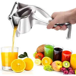 Manual Juicer for Lemons, Grapefruits, and Oranges, Fruit Juice Extractor, Aluminum Material, Detachable Juice Presser, Lever Mechanism, Kitchen Gadget, Ideal for Kitchen Enthusiasts