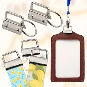 40pcs Alloy Keychain Hardware Set, Tail Clip Wristband, Belt and Tag Keychain Clips, Durable Metal Accessories for Keys, Portable Keychain, Keychain Carabiner