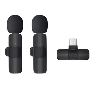 Other Professional Electronic Wireless Collar Clip Microphone - Omnidirectional Condenser Mic for iPhone/iPad/Android Smartphones, Ideal for Interview, Vlogging fathersdaygiftideas