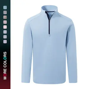 MAELREG Quarter Zip Pullover Men Stretch Performance Mock Neck Moisture Wicking Golf 1/4 Zip Pullover Mens Sweatshirt