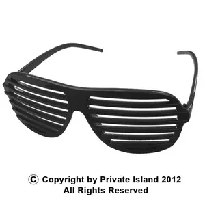 Black/White Shutter Shades 12 PACK 1161
