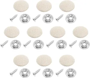 30 PCS Automobile Roof Headliner Repair Button Universal Snap Rivets Retainer Fastener Clip Car Ceiling Screw Cap Fixed Car Roof Buckles