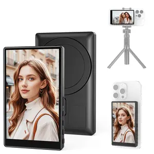 Magnetic Phone Vlog Selfie Monitor Screen iphone,TikTok Vlog Essential!1080P Wireless Recoeding,Using Phone Rear Camera for Selfie Vlog Live Stream TikTok,Compatible with iPhone and Android #BestgiftforChristmas,cheap camera,wireless bluetooth superventa