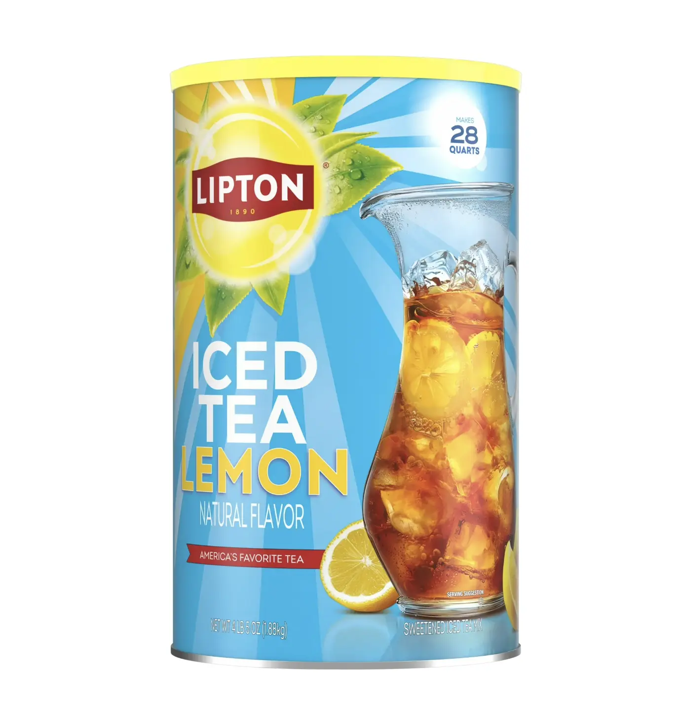 Lipton Lemon Iced Tea Mix, 28 Quarts