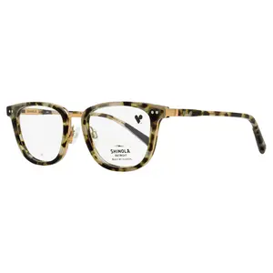 Shinola Memory Metal Eyeglasses SH27000 160 Bone Tortoise 52mm