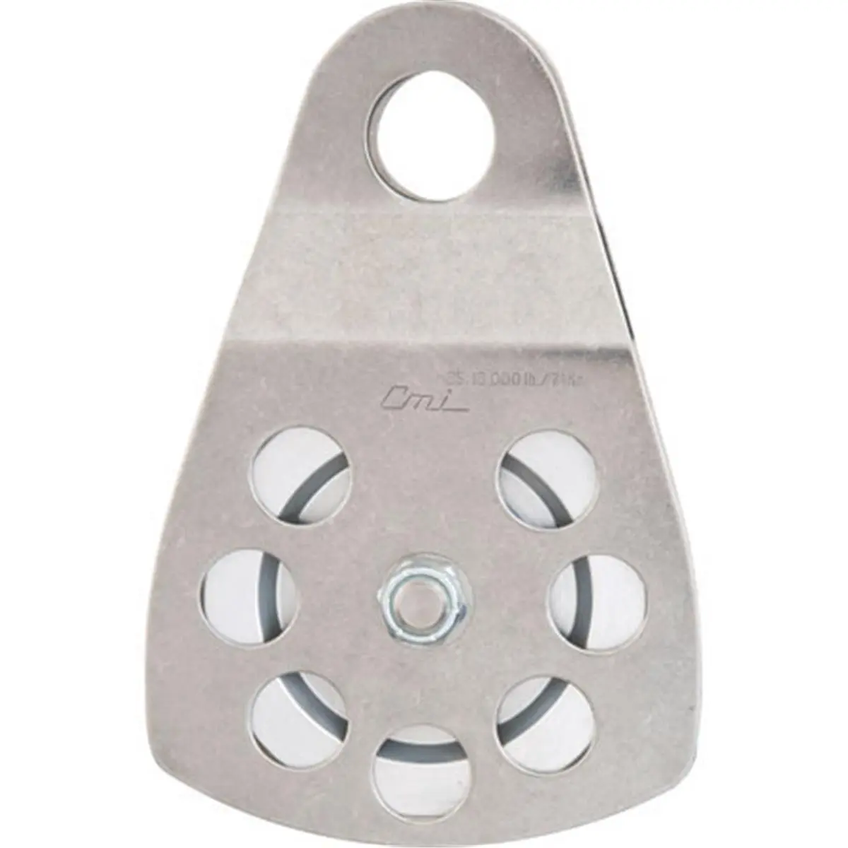 212 MAIN Heavy Duty 4 in. Pulley - Aluminum Sheave, Stainless Sides, Hardened Steel Axle, 16,000lbs Capacity, Max 5/8", High Strength, 27oz/773g, for Fishing & Outdoor Recreation, 27Oz/773 G, 5/8"/15.5Mm, Fisherman Accessories