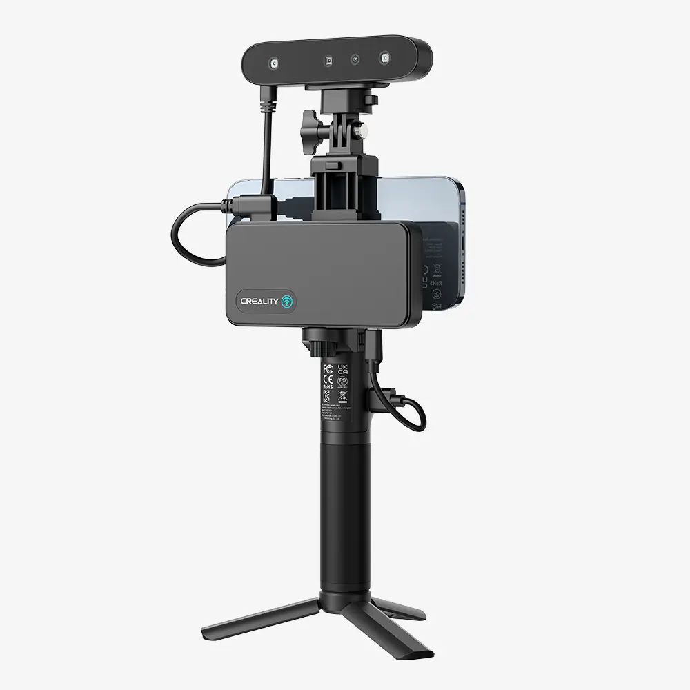 Creality CR-Scan Ferret Pro 3D Scanner with 0.1mm Accuracy, WiFi 6, Anti-Shake 3D Imaging, 24-Bit Color, Scan Black/Metal, Portable, Low Power Creality CR-Scan Ferret Pro 3D Scanner with 0.1mm Accuracy, WiFi 6, Anti-Shake 3D Imaging, 24-Bit Color, Scan Black/Metal, Portable, Low Power